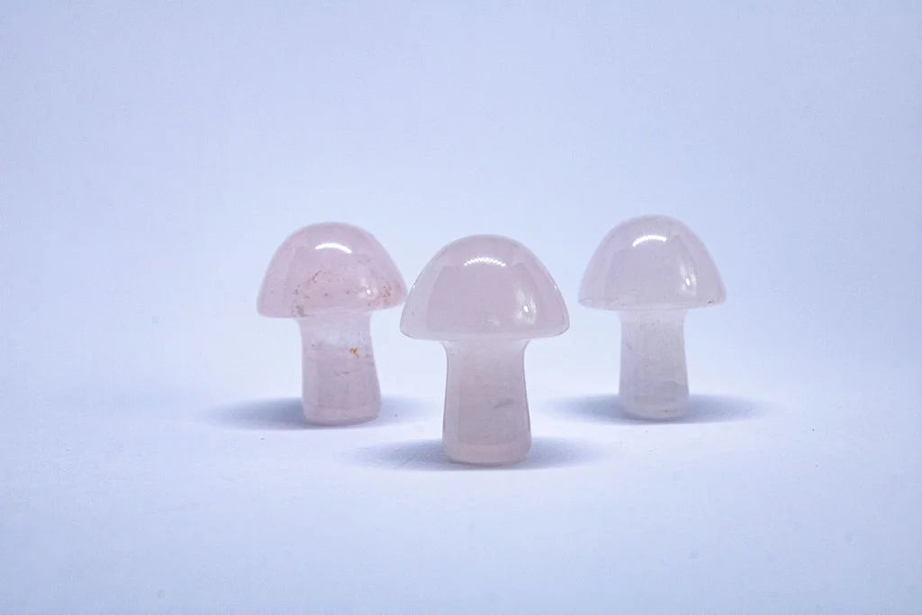 Rose Quartz Mini Mushroom