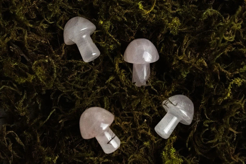 Rose Quartz Mini Mushroom